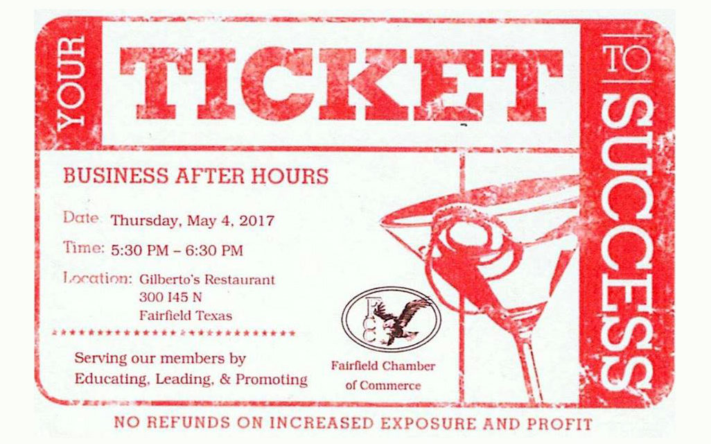 Business After Hours at Gilberto’s May 4th