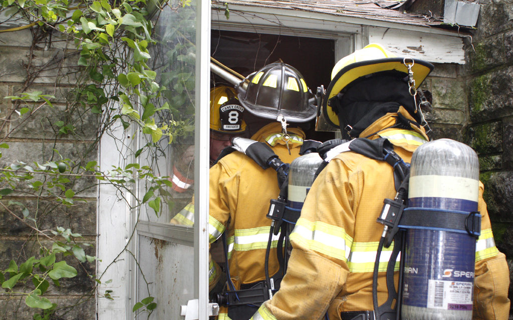 Firefighters Utilize New Training House in Fairfield