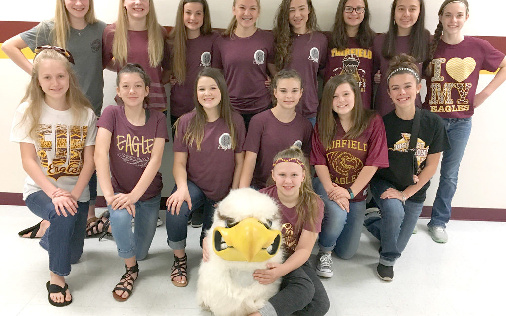 Fairfield Junior High Introduces New Cheerleaders