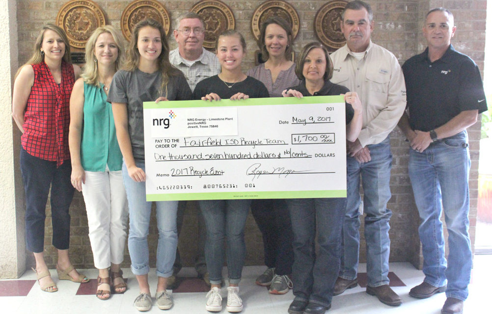NRG Donates to Recycling Program