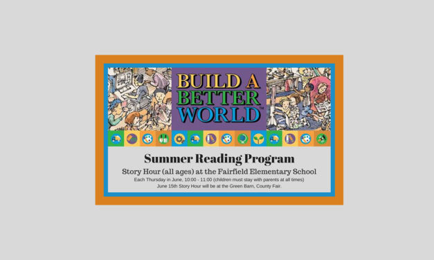 Library Story Hour at the Fairgrounds This Week