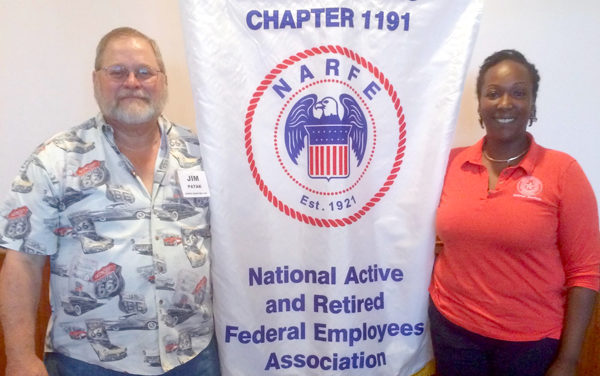 Veteran Service Officer Guest at NARFE Meeting