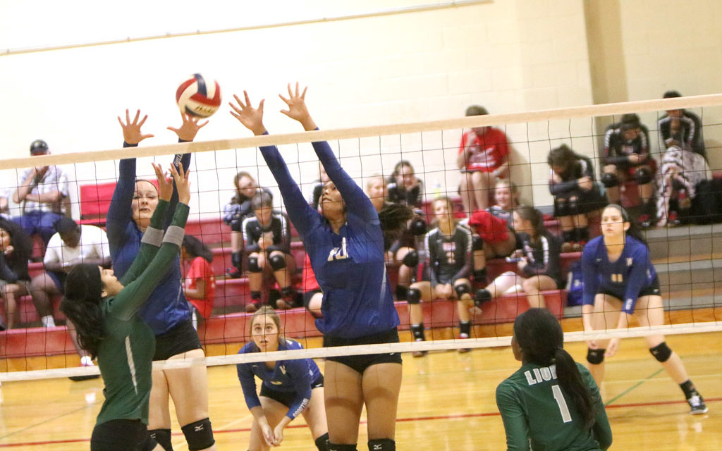 Wortham & Teague Play in Volleyball Tourney at Groesbeck