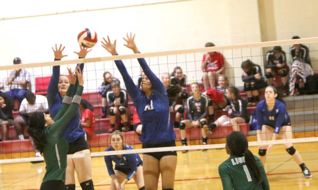 Wortham & Teague Play in Volleyball Tourney at Groesbeck