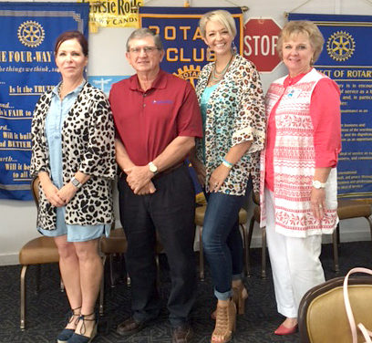Chamber Representatives Visit with Fairfield Rotary Club Members