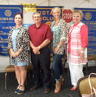 Chamber Representatives Visit with Fairfield Rotary Club Members