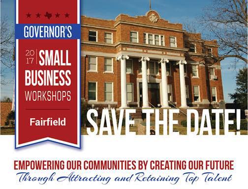 Register Online TODAY for the Governor’s Small Business Workshop This Week in Fairfield