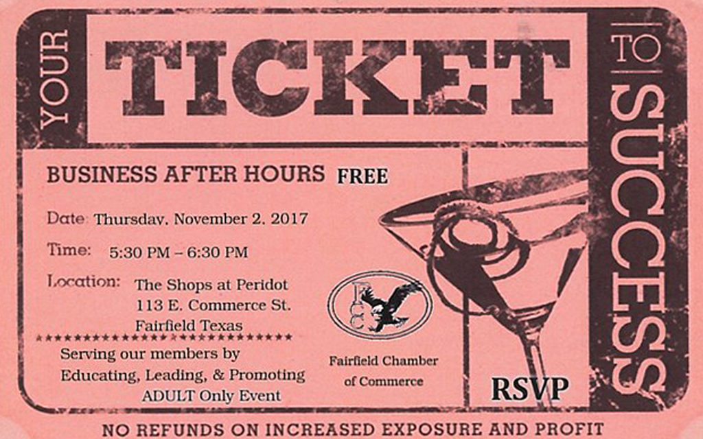 Business After Hours at Peridot Nov. 2nd