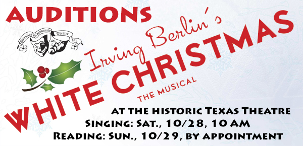 Community Theater Auditions for White Christmas