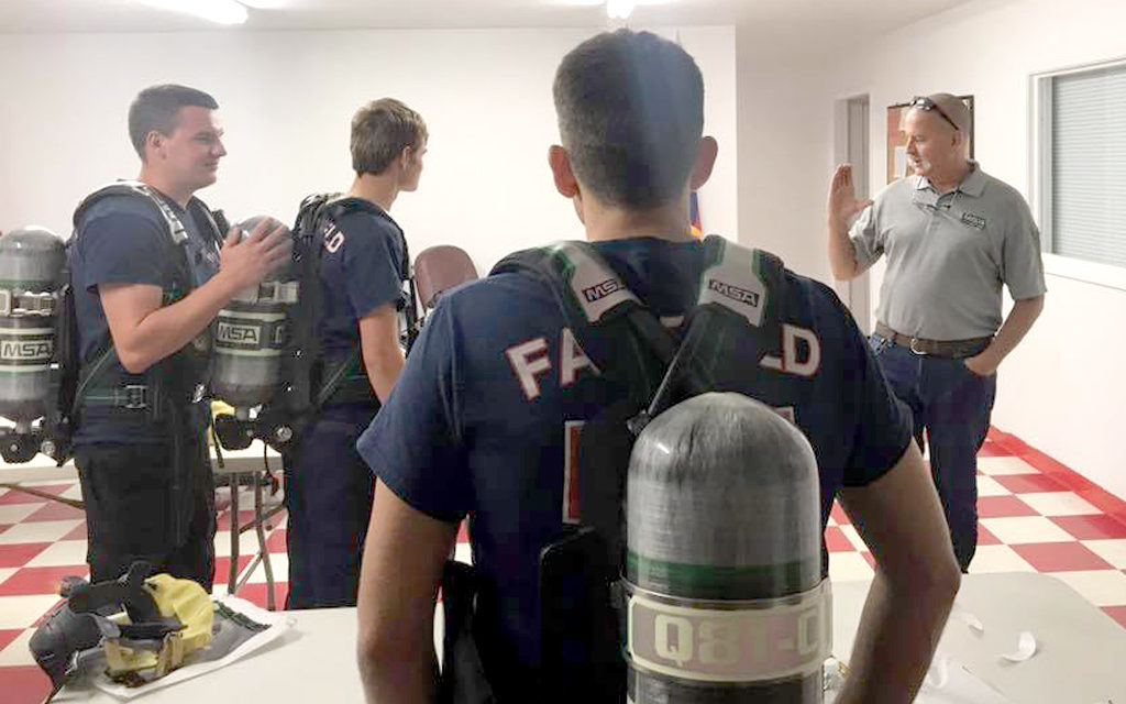 Firefighters Receive Air Packs, Training