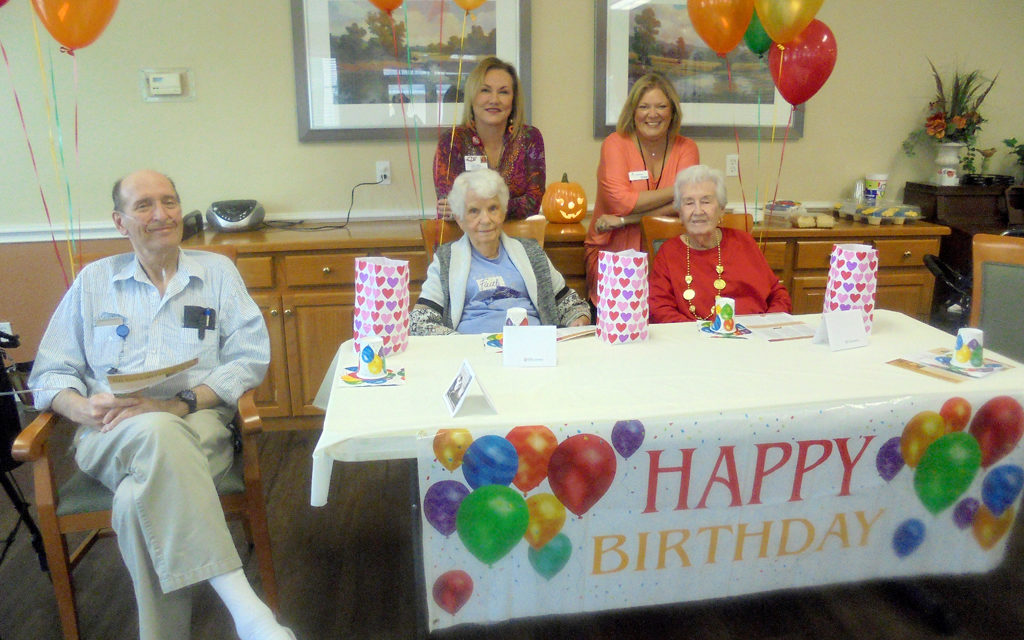 Dogwood Trails Residents Celebrate Birthdays