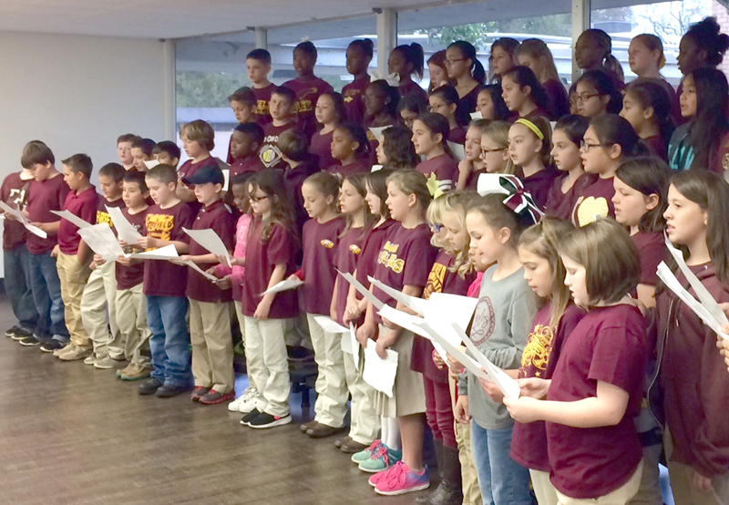 FISD Intermediate School Choir Performs Veteran’s Day Tribute