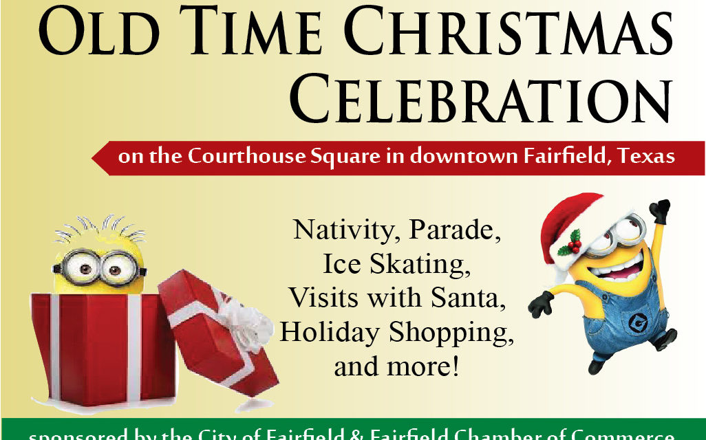 Mark Your 2017 Calendars for These Holiday Events in Your Hometown of Fairfield, Texas