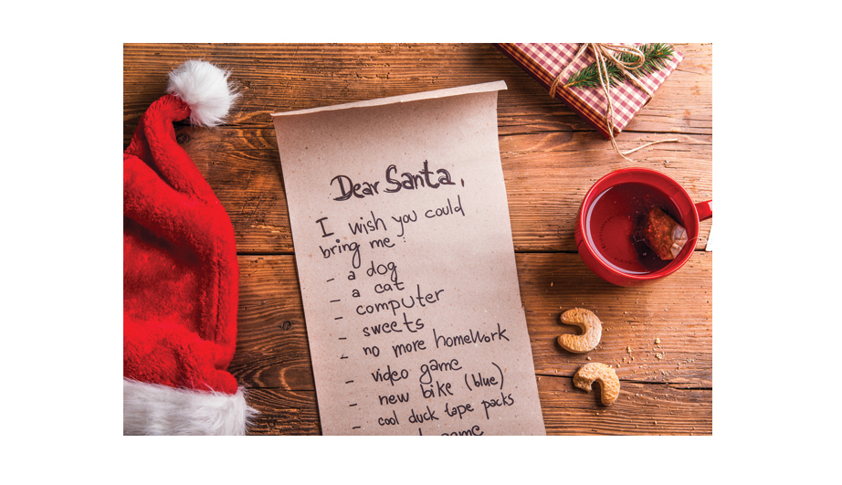 Dear Santa Claus…Early Wishes for Holiday Season