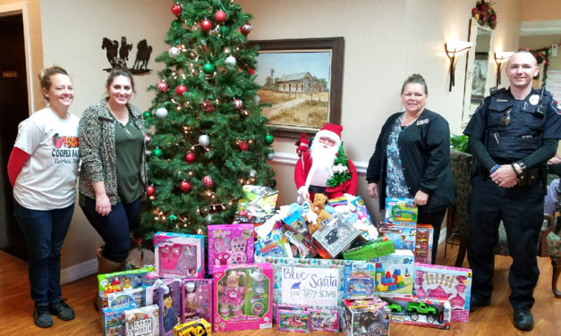 Fairview Healthcare Donates to Blue Santa Project