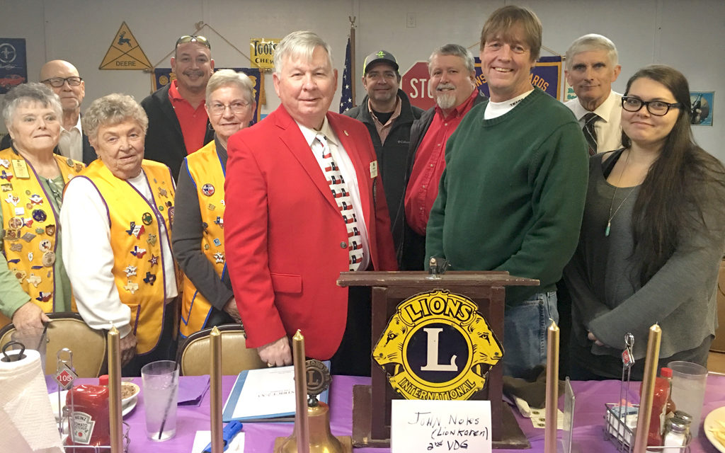Fairfield Lions Club Installs New Officers/Members