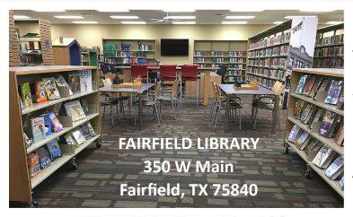 Book Sale Friday at Fairfield Public Library