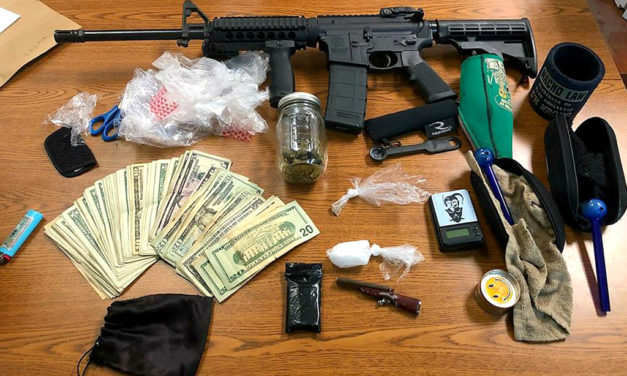 Loaded AR-15 Rifle Among Items Seized