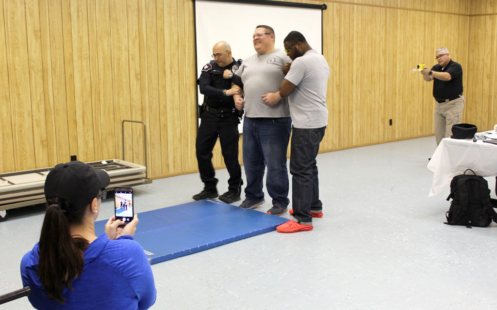 Ouch…That Hurts!  Fairfield PD Receive Taser Training