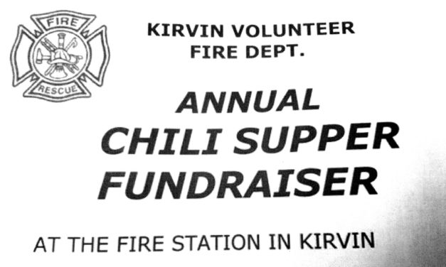 Annual Chili Supper at Kirvin VFD