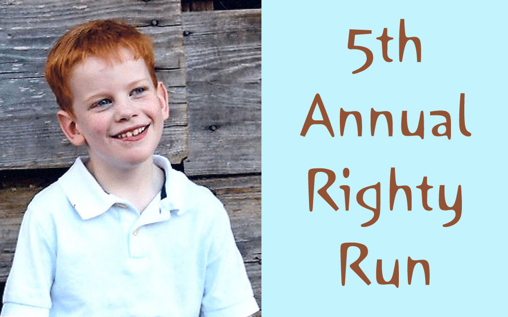 5th Annual Righty Run Saturday, February 14th at Fairfield Lake State Park