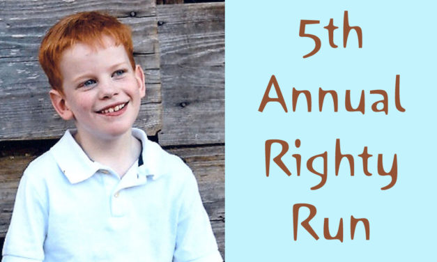 5th Annual Righty Run Saturday, February 14th at Fairfield Lake State Park
