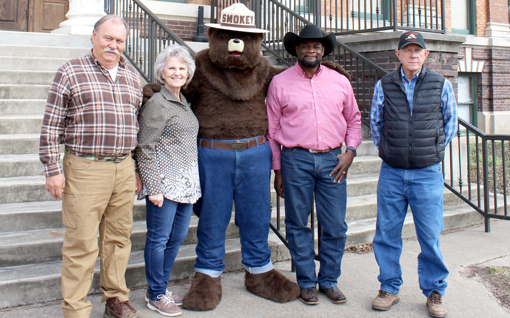 Smokey Bear Visits Freestone County