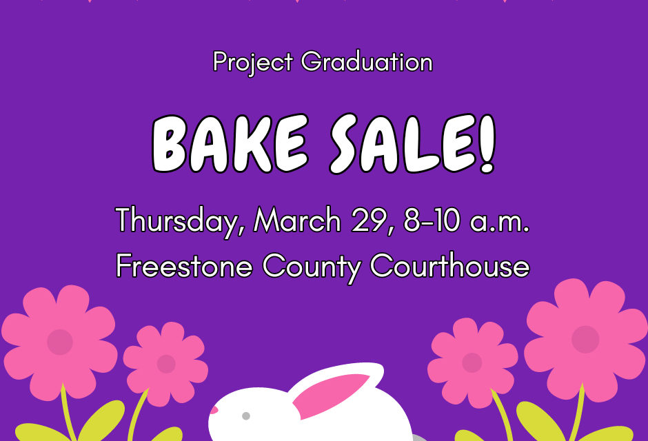 Bake Sale Thursday Morning to Benefit Project Graduation