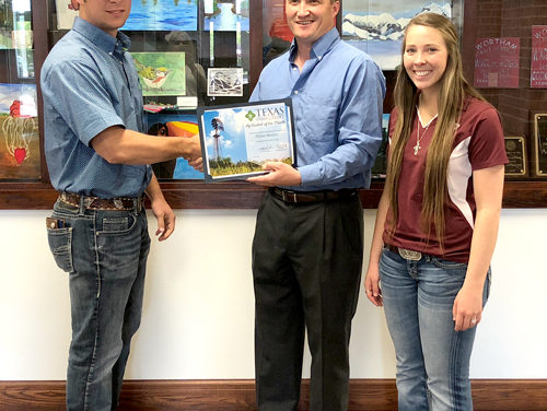 Wortham Student Honored by Texas Farm Credit
