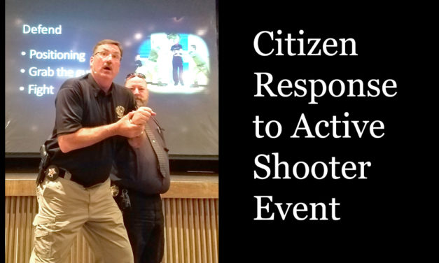 Learning to Survive an Active Shooter Event; Civilians Receive Training