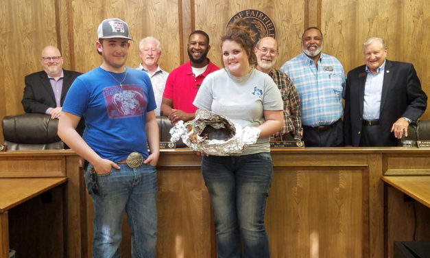 Fairfield Young Farmers Gift Brisket to Council