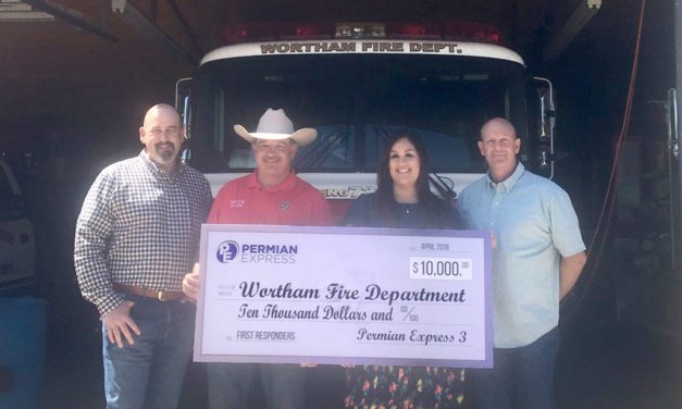Donation to Wortham VFD