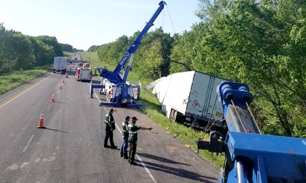 Interstate 45 Closed as Hazmat Responds to Fish & Chemical Collision