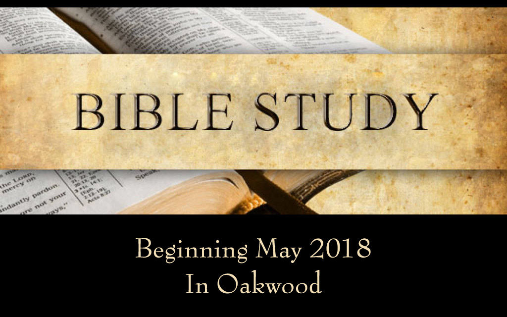 Area-Wide Bible Study Offered Starting in May