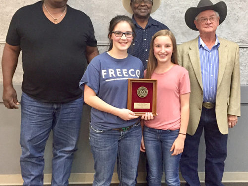 Second in Area for Conservation Essay