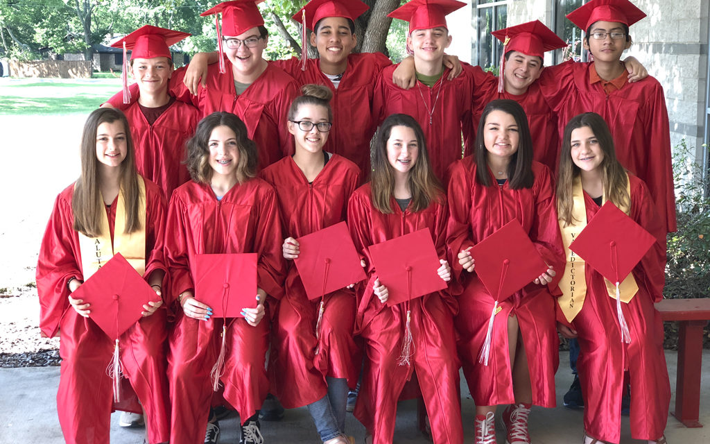 Dew ISD Celebrates 8th Grade & Kindergarten Graduation