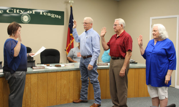 City of Teague Administers Oath of Office: New Mayor & Aldermen