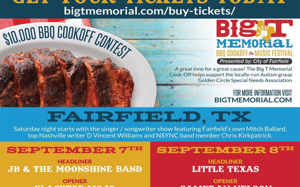 Big T Memorial BBQ Cookoff & Music Fest This Weekend!