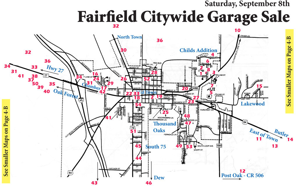 Shop Fairfield’s Citywide Garage Sale on Saturday, Sept. 8th