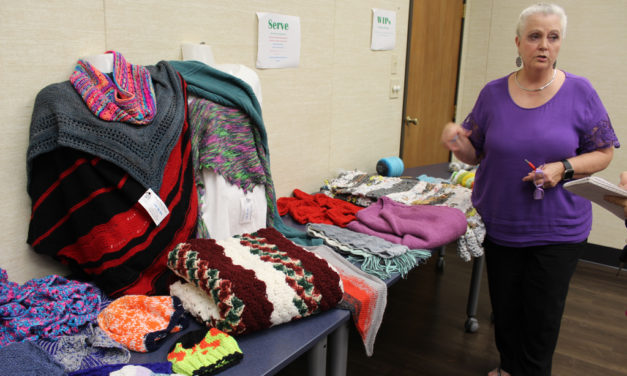 Knitting for the Community:  Celebrating First Year with Dewey Knit & Crochet