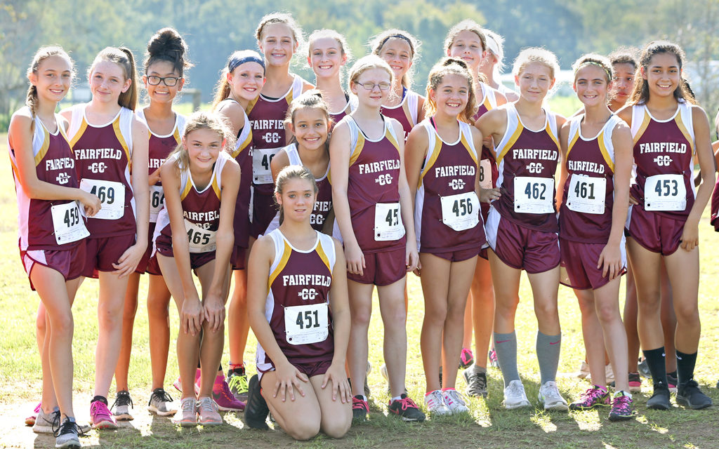 Fairfield Girls Teams Take First in Golden Eagle Cross Country Meet
