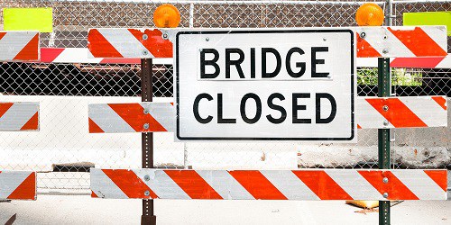 Bridge Closed for Road Work
