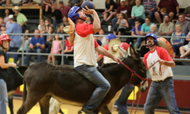 Fun and Basketball (& Donkeys) Raises Money for Band Boosters
