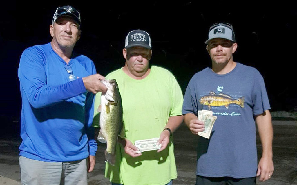 Seven Anglers Join Tuesday Night Bass Tournament