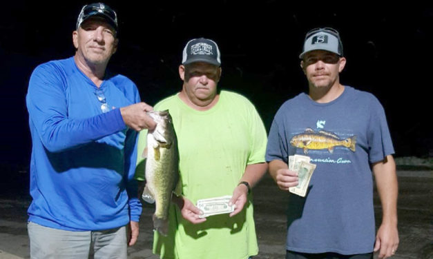 Seven Anglers Join Tuesday Night Bass Tournament
