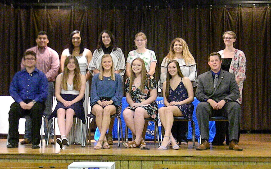 New Members Inducted To Wortham National Honor Society