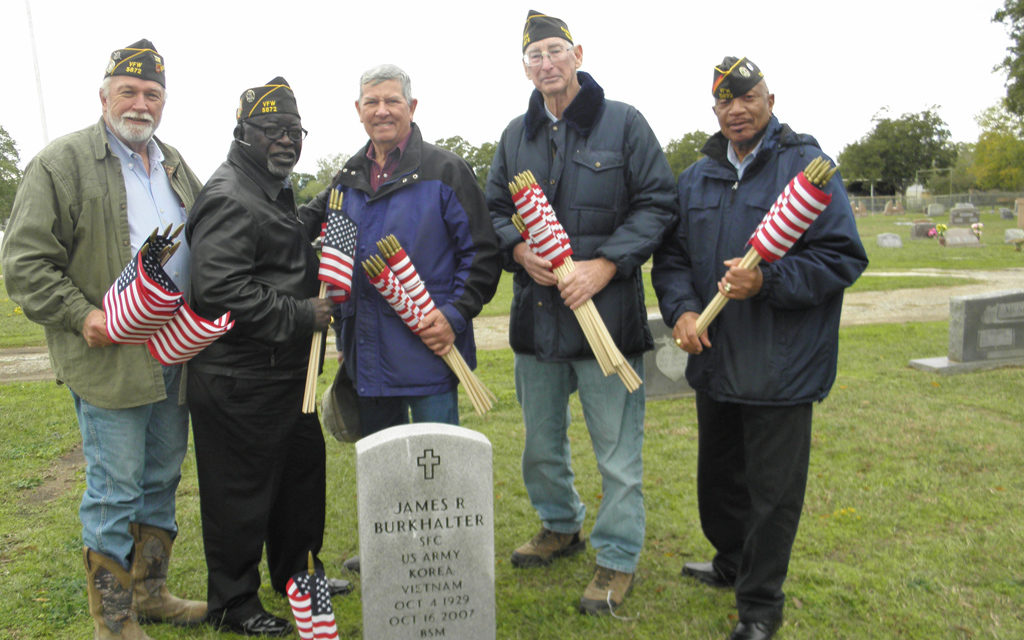 VFW Place Flags On Veterans’ Graves