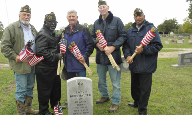 VFW Place Flags On Veterans’ Graves