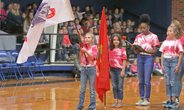 Veterans Honored by Wortham ISD Students and Staff