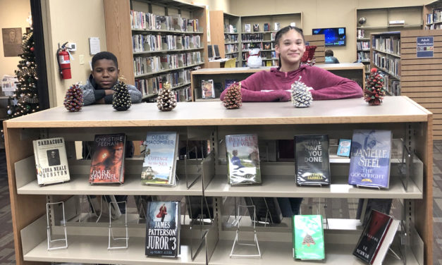 Student Decorations on Display at Fairfield Library